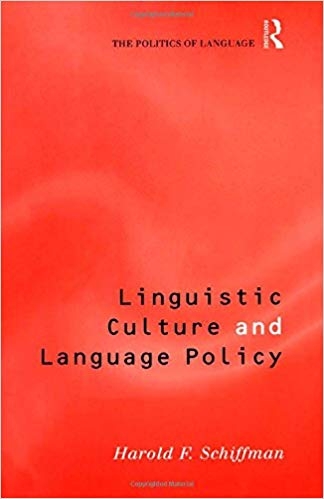کتاب زبان لینگویستیکس کالچر اند لنگویج پولایسی  Linguistic Culture and Language Policy The Politics of Language