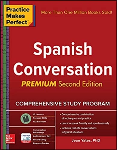 کتاب پرکتیس میکز پرفکت اسپانیش کانورسیشن Practice Makes Perfect Spanish Conversation Premium Second Edition