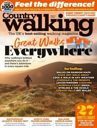 کتاب مجله انگلیسی کانتری واکینگ  Country Walking - March 2022