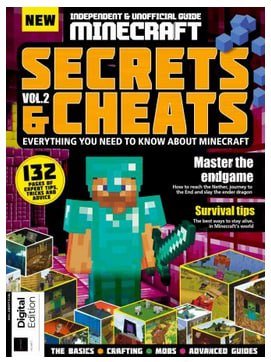 کتاب مجله انگلیسی ماینکرفت سکرتس اند چیتس  Minecraft Secrets & Cheats - VOL 02, 2022