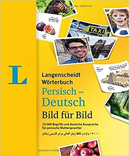 کتاب زبان آلمانی لانگنشایت ورتربوخ Langenscheidt Wörterbuch Persisch Deutsch Bild für Bild
