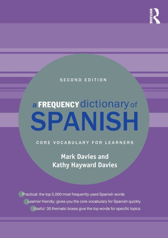 کتاب زبان اسپانیایی ا فریکوئنسی دیکشنری اف اسپنیش  A Frequency Dictionary of Spanish