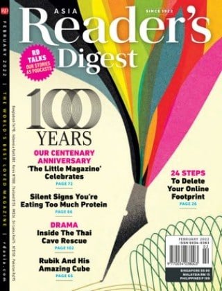کتاب مجله انگلیسی ریدرز دایجست اسیا  Reader’s Digest Asia - February 2022