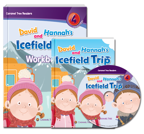 کتاب دیوید اند هاناز ایس فیلد تریپ  David and Hannah's Icefield Trip - level 4