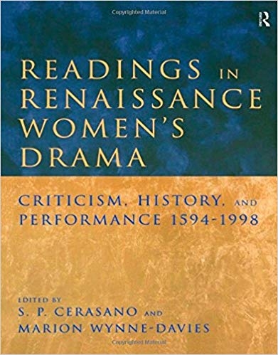 کتاب زبان ریدینگ این رنسانس ومنز دراما  Readings in Renaissance Womens Drama Criticism History and Performance