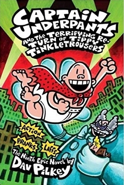 کتاب داستان انگلیسی کاپیتان زیرشلواری  Captain Underpants and the Terrifying Return of Tippy Tinkletrousers