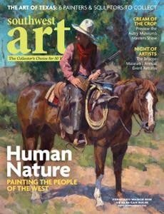 کتاب مجله انگلیسی سوث وست آرت Southwest Art - February/March 2022