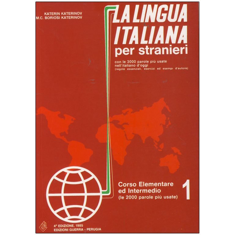 کتاب زبان ایتالیایی لا لینگوا  La lingua italiana per stranieri 1