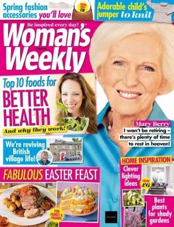 کتاب مجله انگلیسی ومنز ویکلی یوکی  Woman's Weekly UK - 12 April 2022
