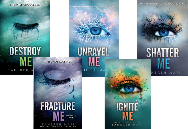 مجموعه 5 جلدی رمان انگلیسی شتر می Shatter Me & Unravel Me & Ignite Me & Unite Me & Restore Me Series Packed