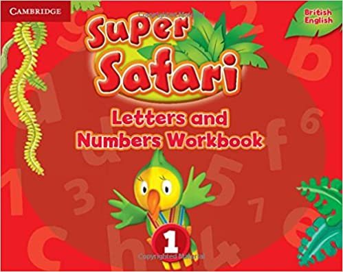 کتاب سوپر سافاری لترز اند نامبرز Super Safari 1 Letters and Numbers Workbook