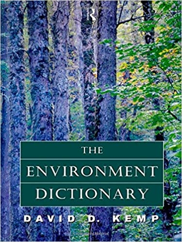 کتاب زبان اینوایرومنت دیکشنری  The Environment Dictionary
