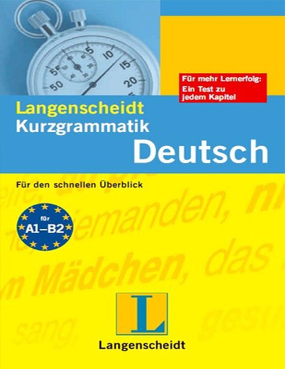 کتاب آلمانی لانگنشایت کورزگراماتیک دویچ Langenscheidt Kurzgrammatik Deutsch