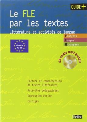 کتاب زبان فرانسه ل اف ال ایی Le FLE par les textes Litterature et activites de langue