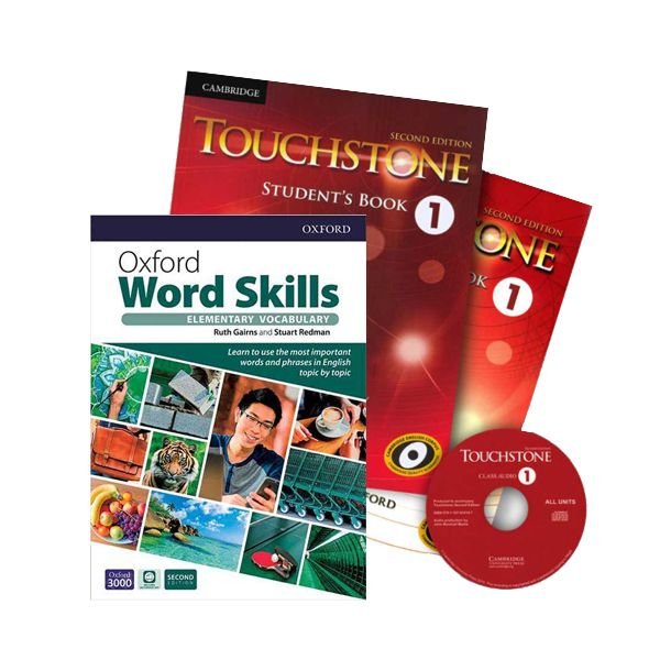 2 touchstone 1 + Oxford Word Skills Elementary