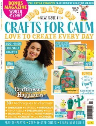 کتاب مجله انگلیسی 100 دیز آف کرفتس فور کام  100 Days of Crafts For Calm, Issue 11 2022
