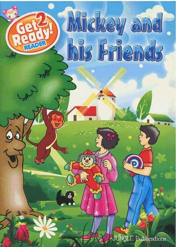 کتاب زبان گت ردی ریدرز Get Ready Readers 2 Mickey and his Friends