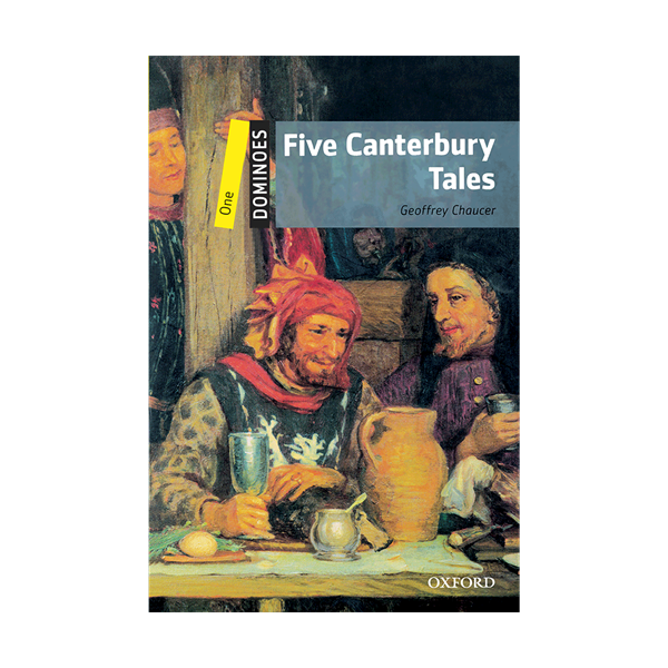 کتاب داستان زبان انگلیسی دومینو پنج داستان کنتربری New Dominoes 1 Five Canterbury Tales