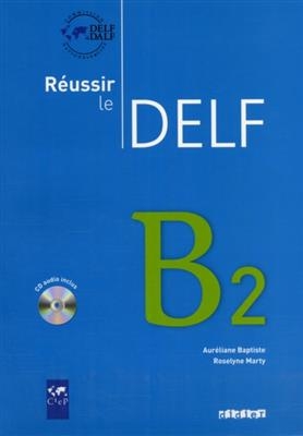 کتاب آزمون فرانسه روسیر ل دلف سیاه سفید Reussir le Delf B2
