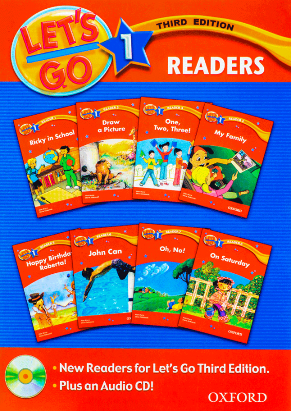 کتاب داستان انگلیسی لتس گو ریدر Let's Go 1 Readers Pack