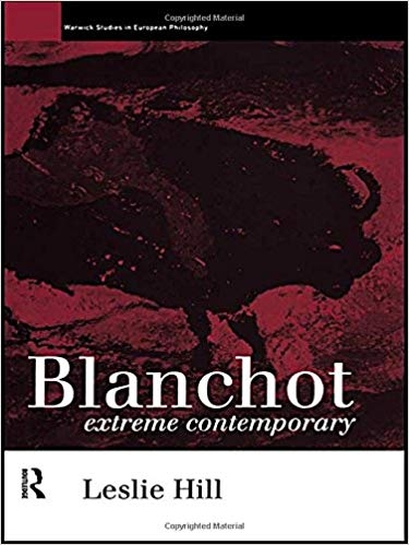 کتاب زبان بلانشو Blanchot Extreme Contemporary Warwick Studies in European Philosophy