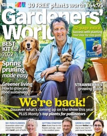 کتاب مجله انگلیسی بی بی سی گاردنز ورد  BBC Gardeners' World - March 2022