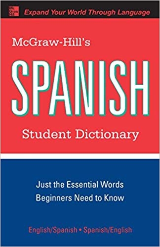 کتاب زبان اسپنیش استیودنت دیکشنری  McGraw Hills Spanish Student Dictionary