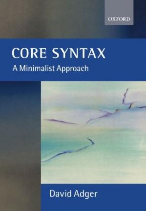 کتاب کوره سینتکس ا مینیمالیست اپروچ  Core Syntax A Minimalist Approach