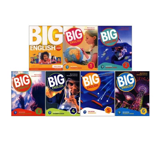 مجموعه 7 جلدی کتاب های بیگ انگلیش ویرایش دوم Big English 2nd