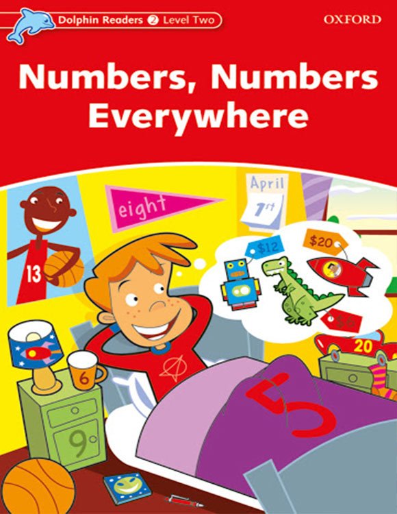 کتاب زبان دلفین ریدرز 2اعداداعداد همه جا Dolphin Readers 2 Numbers Numbers Everywhere