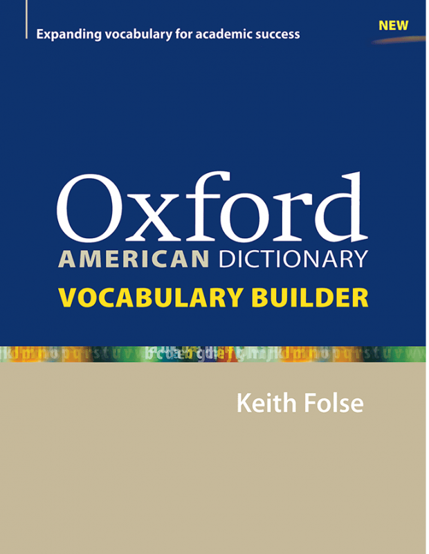 کتاب زبان اکسفورد امریکن دیکشنری وکبیولری بیلدر  Oxford American Dictionary Vocabulary Builder
