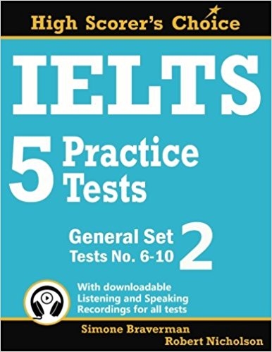 کتاب زبان آیلتس ۵ پرکتیس تستس جنرال IELTS 5 Practice Tests, General Set 2: Tests No. 6–10