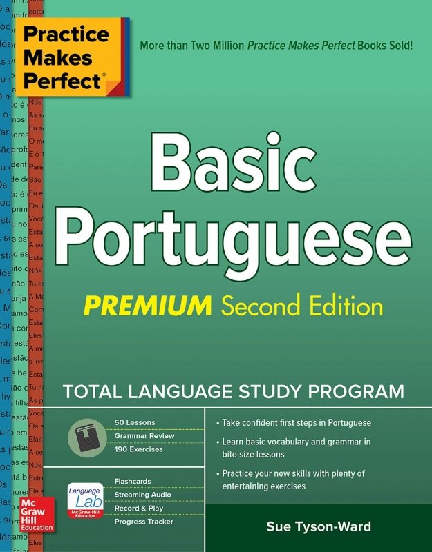 کتاب آموزش پرتغالی پرکتیس میکس پرفکت بیسیک پرچگیز  Practice Makes Perfect Basic Portuguese