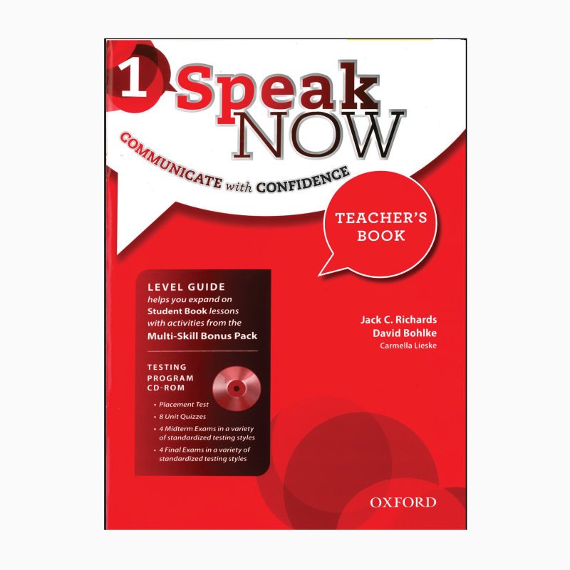 کتاب معلم اسپیک نو Speak Now 1 Teachers book