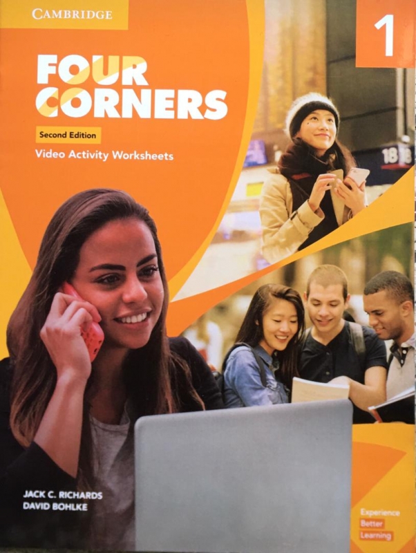 کتاب فیلم فور کرنرز ویرایش دوم Four Corners 1 Video Activity book 2nd Edition