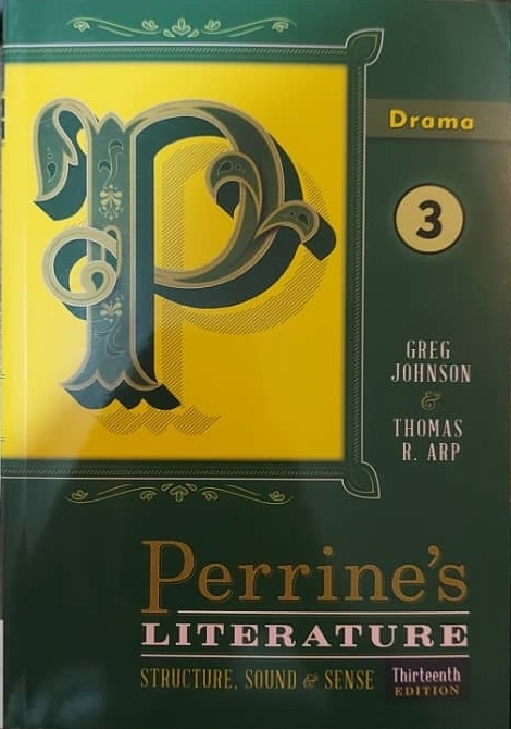 کتاب پرینز لیتریچر دراما ویرایش سیزدهم Perrines Literature Structure Sound & Sense Drama 3 Thirteenth Edition
