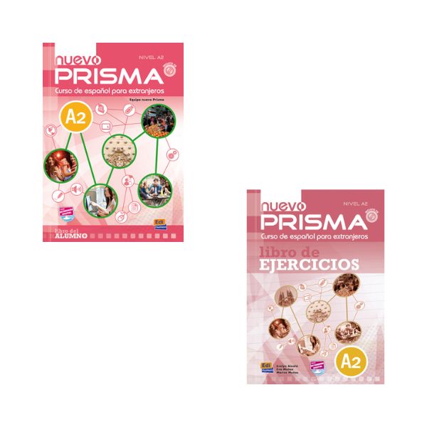 کتاب زبان&nbsp;اسپانیایی نوو&nbsp;پریسما Nuevo Prisma A2