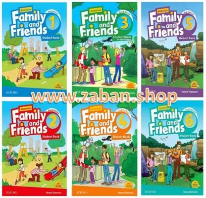 مجموعه 6 جلدی امریکن فمیلی اند فرندز ویرایش دوم American Family and Friends