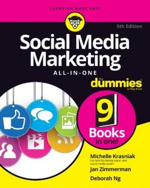کتاب سوشال مدیا مارکتینگ Social Media Marketing All in One For Dummies