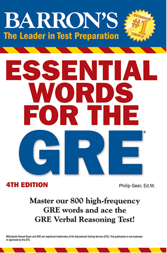 کتاب اسنشیال وردز فور د جی آر ای Essential Words for The GRE 4th Edition