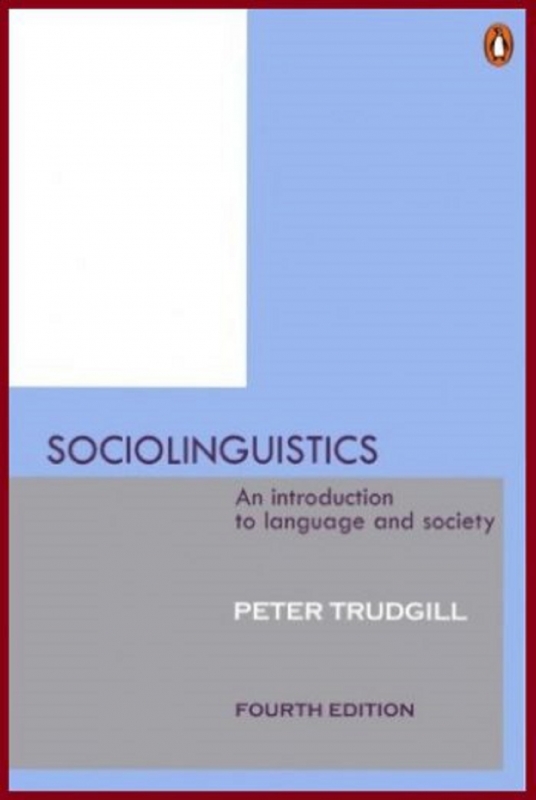 کتاب زبان Sociolinguistics An introduction to language and society