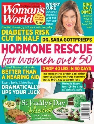 کتاب مجله انگلیسی ومنز ورد یو اس ای Woman's World USA - March 21, 2022