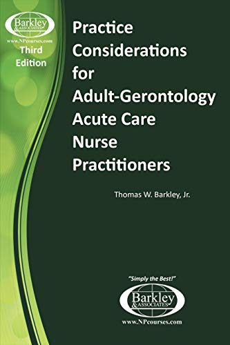 کتاب پرکتیس کانسیدریشنز فور نرس  Practice Considerations for Nurse Practitioners in Acute Care, 3rd Edition