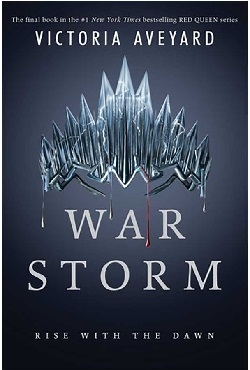 کتاب رمان انگلیسی ملکه سرخ طوفان جنگ جلد چهارم  Red Queen Series Book4 . War Storm