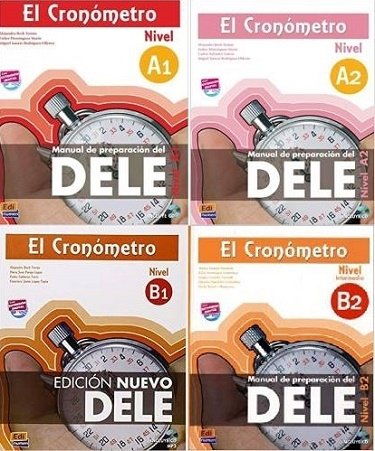 مجموعه 4 جلدی کتاب اسپانیایی ال کرونمترو El Cronometro