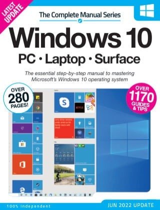 کتاب مجله انگلیسی ویندوز تن  Windows 10 The Complete Manual - 14th Edition, 2022