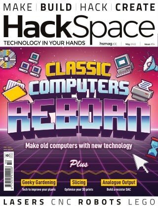 کتاب مجله انگلیسی هک اسپیس  HackSpace - Issue 54, May 2022