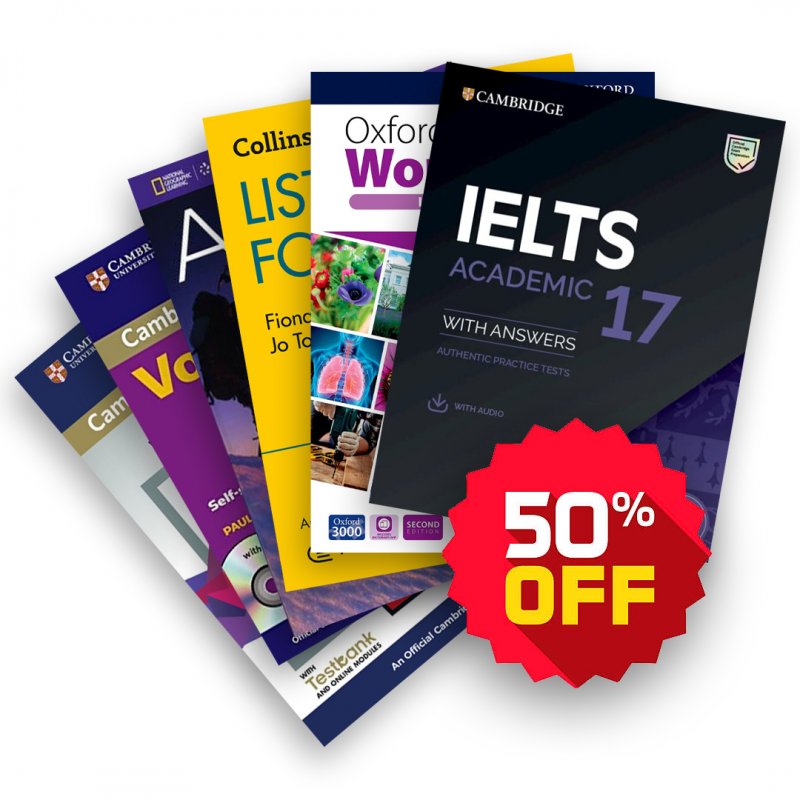 بهترین منابع آزمون آیلتس IELTS Superpack ❤️ سوپرپک 53 جلدی