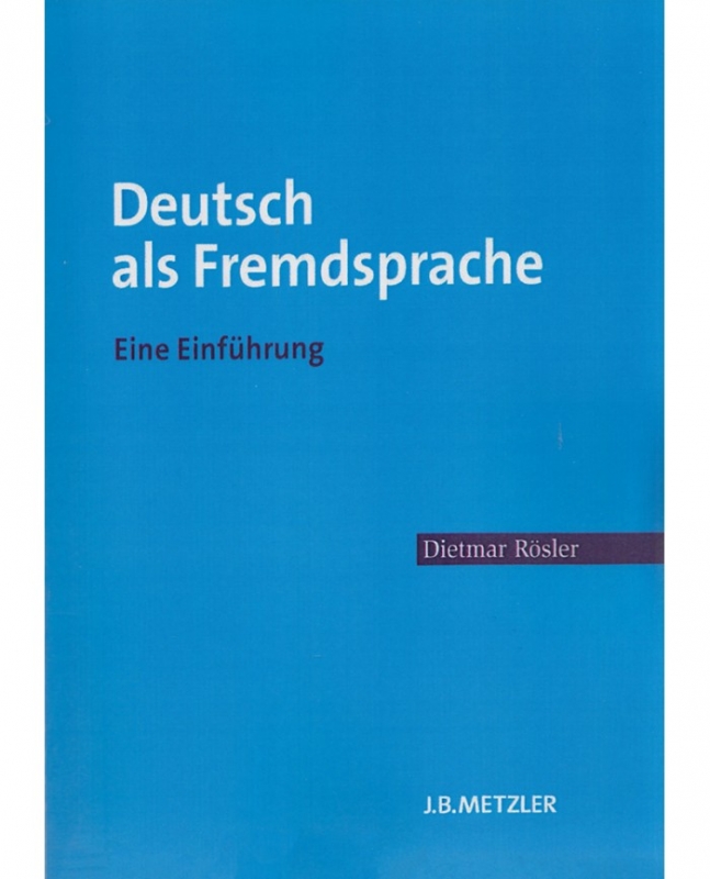 کتاب آلمانی Deutsch als Fremdsprache Eine Einführung by Dietmar Rosler