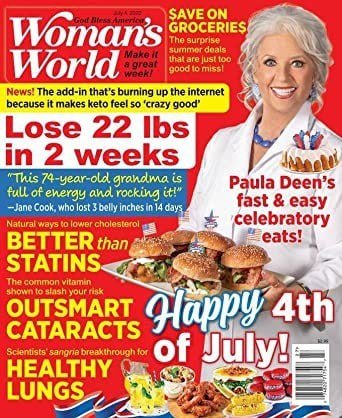 کتاب مجله انگلیسی ومنز ورد یو اس ای  Woman's World USA - July 04, 2022